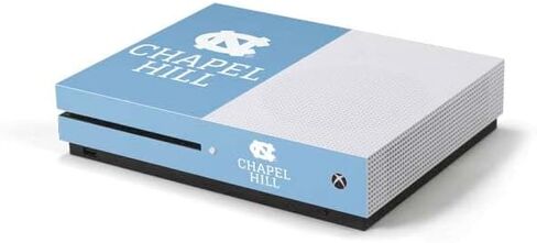 ملصق Skinit المخصص للألعاب متوافق مع وحدة تحكم Xbox One S - تصميم مرخص رسميًا من College UNC Chapel Hill in Saudi Arabia
