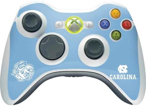 Skinit Decal Gaming Skin Compatible with Xbox 360 Wireless Controller - Officially Licensed College North Carolina Mascot Design in Saudi Arabia