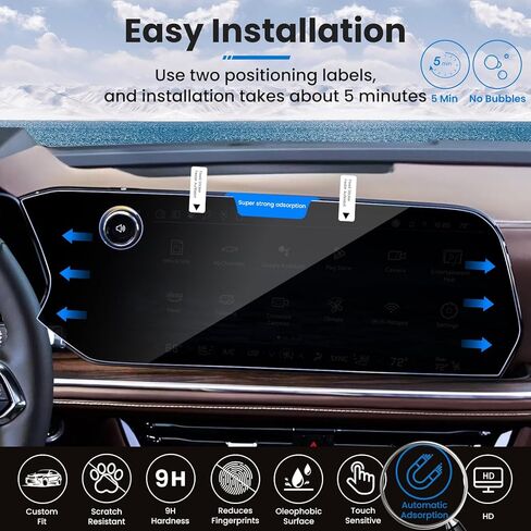 4PACK 2026 2025 Tahoe Suburban واقي شاشة من الزجاج المقسى لعام 2025 2026 Chevy Tahoe Suburban (Z71/Premier/High Country) واقي شاشة 2025 2026 Tahoe Suburban Accessories in Kuwait