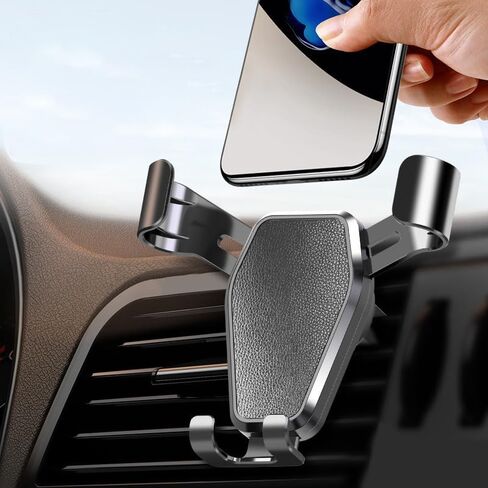 Universal Car Navigation Mobile Phone Holder Mount, Car Air Outlet Anti Shaking Car Holder, Easy Installation in Saudi Arabia