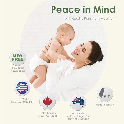 Swing Tubing and Breast Pump Kit Compatible with Medela Swing Breastpump. Inc. 1 Medium Breastshield (Comparable to Medela Personalfit 24mm), 1 Valve, 1 Membrane, and 1 Replacement Tubing in Saudi Arabia