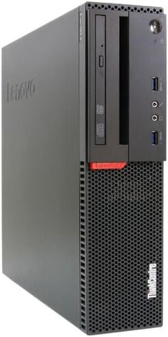 كمبيوتر مكتبي Lenovo ThinkCentre M900 SFF، Intel Core i5-6500، ذاكرة الوصول العشوائي 8 جيجابايت، 256 جيجابايت SSD، لوحة مفاتيح وماوس، USB WiFi، USB Bluetooth، Windows 11 Professional (متجدد) in Kuwait