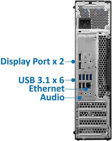 كمبيوتر مكتبي Lenovo ThinkCentre M900 SFF، Intel Core i5-6500، ذاكرة الوصول العشوائي 8 جيجابايت، 256 جيجابايت SSD، لوحة مفاتيح وماوس، USB WiFi، USB Bluetooth، Windows 11 Professional (متجدد) in Kuwait