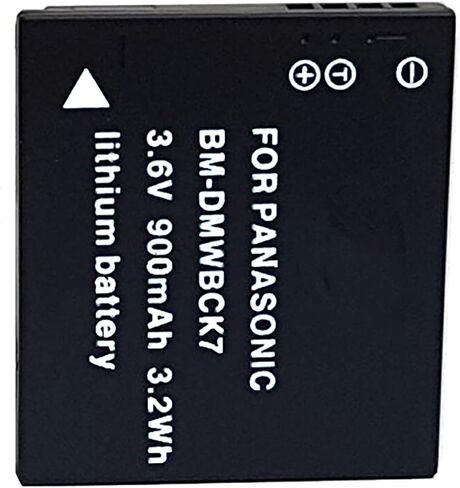 بطارية DMW-BCK7 لباناسونيك لوميكس DMC-FH25، DMC-FH27، DMC-FP5، DMC-FP7، DMC-FS16، FS18، FS22، FS35، FS37، DMC-S1، DMC-S2، DMC-S3، DMC-SZ1، DMC-SZ5، DMC-SZ7، DMC-TS20، كاميرا رقمية TS25، DMC-TS30 in Kuwait
