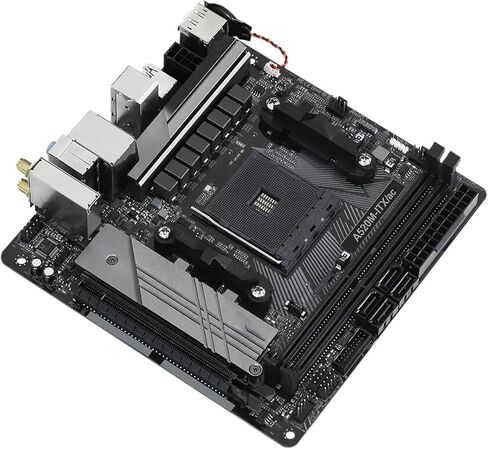 يصلح ل ASRock A520 Mini-ITX اللوحة الأم A520M-ITX/AC المقبس AM4 64GB DDR4 NVMe SSD M.2 دعم 5800 3400G 3200 3600 5600 3900 وحدة المعالجة المركزية اللوحة الأم in Saudi Arabia