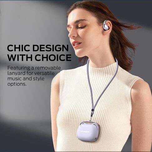 Monster Open Ear AC520 Headphones, Bluetooth 6.0 Wireless Earbuds with HiFi Sound, Open Ear Headphones with 24H Playtime, ENC Clear Call, Unique Handbag Design,IPX6 Resistance in Saudi Arabia