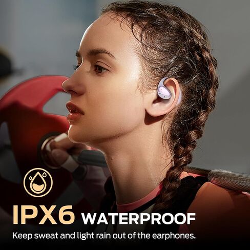 Monster Open Ear AC520 Headphones, Bluetooth 6.0 Wireless Earbuds with HiFi Sound, Open Ear Headphones with 24H Playtime, ENC Clear Call, Unique Handbag Design,IPX6 Resistance in Saudi Arabia
