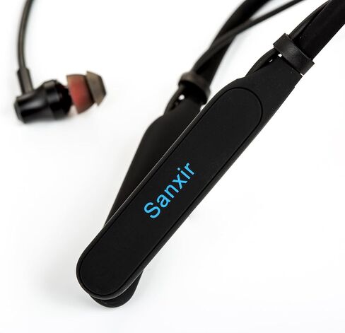 سماعات رأس بلوتوث إير تيوب، سماعات رأس أنبوبية هوائية مضادة للإشعاع مع شريحة EMF منخفضة للاستخدام الممتد، سماعات أذن لاسلكية أنبوبية هوائية مع تقنية استماع آمنة. (أسود) in Kuwait