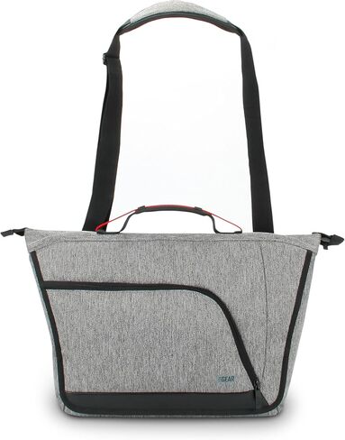 USA Gear DSLR SLR Mirrorless Camera Messenger Bag with Customizable Dividers, Weather Resistant Bottom, Comfortable Back Support and Adjustable Strap - Compatible with Nikon, Canon, Sony, and More in Saudi Arabia