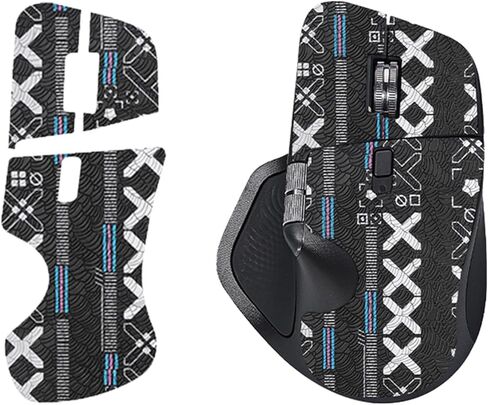 شريط قبضة الماوس تغطية كاملة لماوس الألعاب اللاسلكي Logitech MX Master 4، مجموعة ترقية الفئران الاحترافية ذاتية اللصق ومقاومة للعرق - لونين in Saudi Arabia