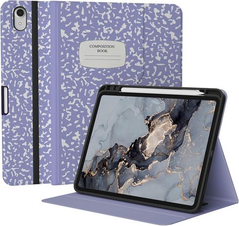 حافظة لجهاز iPad الجيل الحادي عشر 11 بوصة A16 2025 & iPad الجيل العاشر 10.9 2022 مع حامل قلم رصاص، غطاء جلد الفهد من جلد البولي يوريثان، حماية شديدة التحمل وجيب، كتاب التركيب in Saudi Arabia