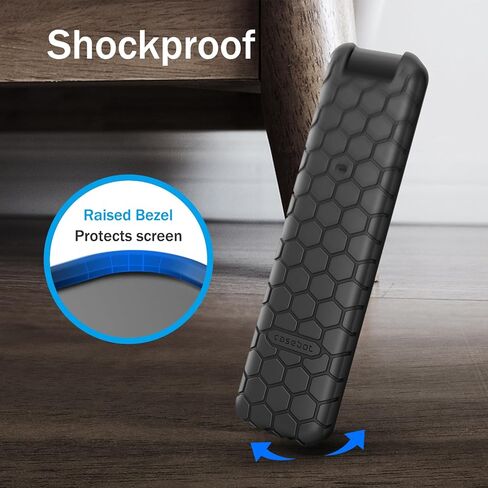 Fintie Silicone Case for LG MR25GA Remote Control, Lightweight Anti Slip Shockproof Protective Cover for LG OLED Smart TV C5 B5 G5 M5 Series Magic Remote 2025 (Black) in Kuwait