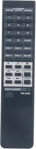 RM-D335 Replace Remote AIDITIYMI Remote Control fit for Sony CD Changer Player System CDPC345M CDPC365 CDPC425 CDPC445 CDPC495 CDPC741 CDPCA7ES CPDC365 DPC345 CDPC225 in Saudi Arabia