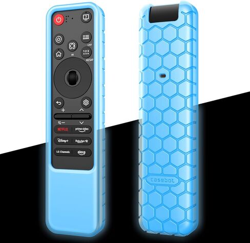 جراب Fintie من السيليكون لجهاز التحكم عن بعد LG MR25GA، غطاء واقٍ خفيف الوزن مضاد للانزلاق ومقاوم للصدمات لتلفزيون LG OLED الذكي C5 B5 G5 M5 Series Magic Remote 2025 (أسود) in Saudi Arabia