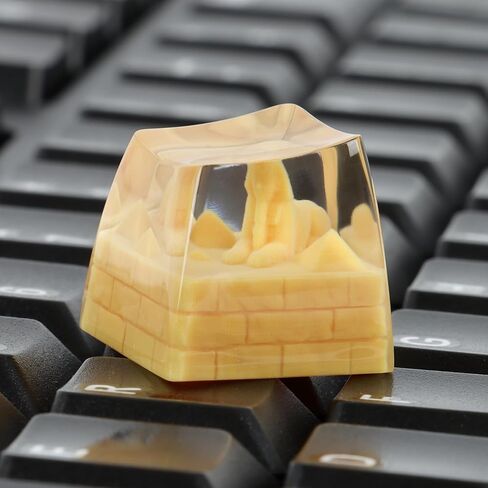 Landmark Custom Keycaps Series Artisan Keycap Made of Resin, Cherry MX Style for Mechanical Keyboard Key caps, Accent Keycaps with Ergonomic Design, Ideal Gift for History Lovers (Stonehenge) in Saudi Arabia
