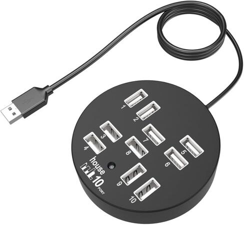 محطة إرساء بيانات USB، 10 منافذ USB، موزع USB، توسيع منافذ USB لـ in Saudi Arabia