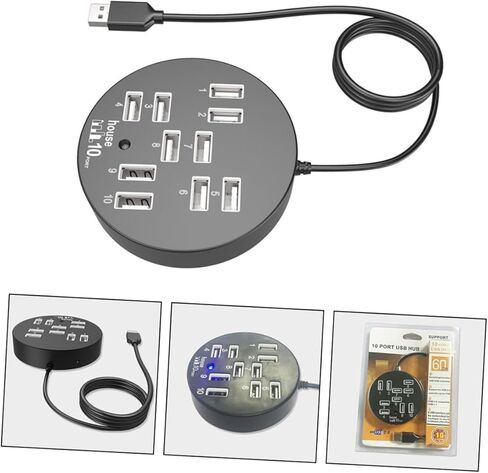 محطة إرساء بيانات USB، 10 منافذ USB، موزع USB، توسيع منافذ USB لـ in Saudi Arabia