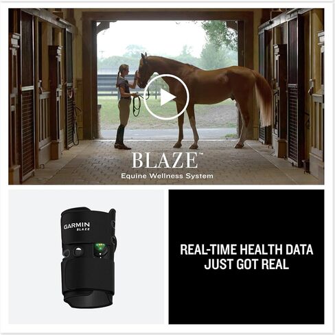 نظام العافية للخيول Garmin® Blaze™، وغطاء ذيل ومستشعر سهل الاستخدام، ورؤى حول الصحة والعافية in Kuwait