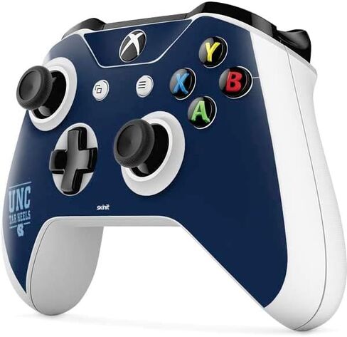 غلاف Skinit المخصص للألعاب متوافق مع وحدة تحكم Xbox One S - تصميم Tar Heels مرخص رسميًا من جامعة نورث كارولينا in Saudi Arabia