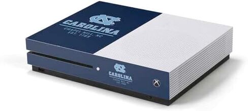 ملصق Skinit المخصص للألعاب متوافق مع وحدة تحكم Xbox One S - تصميم مرخص رسميًا من College Carolina Chapel Hill in Kuwait