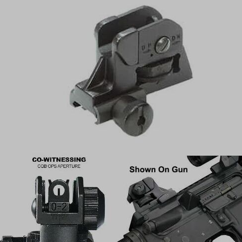 Rear Sight Tactical Aluminum Picatinny/weaver Complete Match-grade by Golden Eye Tactical in Saudi Arabia