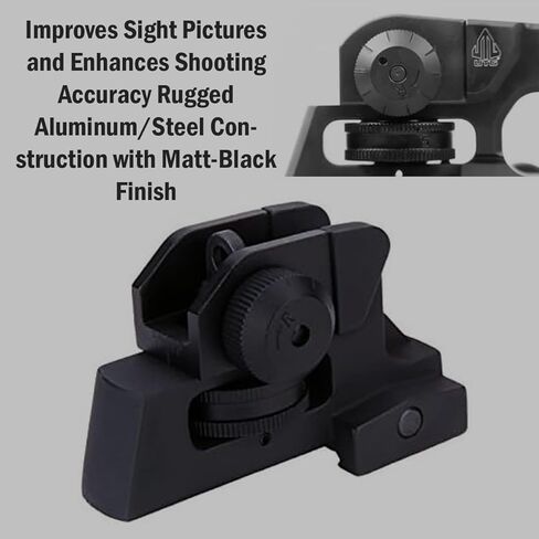 Rear Sight Tactical Aluminum Picatinny/weaver Complete Match-grade by Golden Eye Tactical in Saudi Arabia