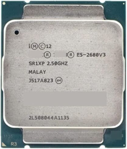 معالج E5 2680 V3 SR1XP 2.5Ghz 12 c 30MB مقبس LGA 2011-3 CPU 2680V3 E5-2680V3 in Saudi Arabia
