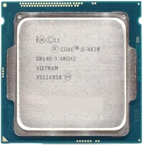 c I5 4670 3.4GHz 6MB Socket LGA 1150 Quad-Core CPU Processor SR14D I5-4670 in Saudi Arabia