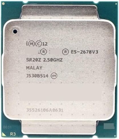 Processor E5 2678 V3 E5-2678 2678V3 CPU 2.5G Serve LGA 2011-3 PC Desktop for X99 Motherboard in Saudi Arabia