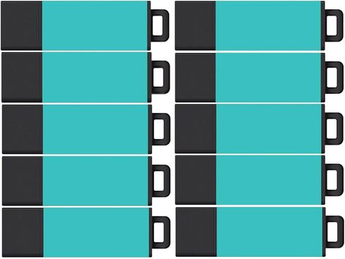 Centon Electronics DataStick Pro USB 2.0 Flash Drive, 16 GB, 10 USB Flash Drives, 10 Bulk Pack, Aqua in Saudi Arabia