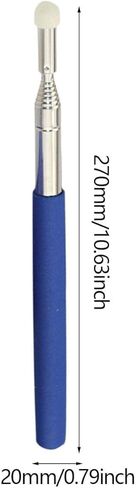 Generic Telescopic Teacher Pointer Teaching Rod, Multifunctional Handheld Extendable for School Conference Presentation Supplies, Blue in Saudi Arabia