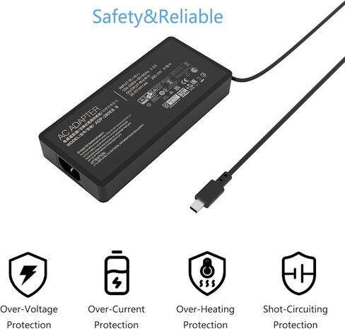 شاحن تيار متردد 280 وات متوافق مع Asus Rog Strix G18 G815 G815L G815LP G16 (2025) G615 G615L G615LR 20V 14A AC محول التيار الكهربائي in Saudi Arabia