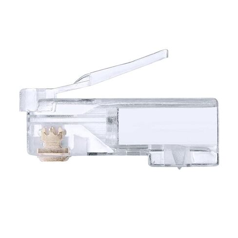 RJ-45 Connectors for Cat6 Solid Cable, 100 Pack in Saudi Arabia