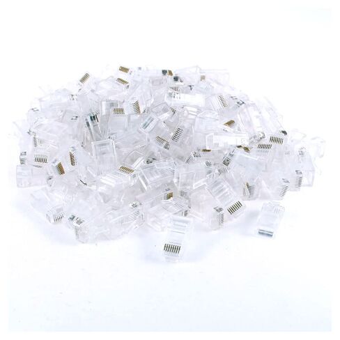 RJ-45 Connectors for Cat6 Solid Cable, 100 Pack in Saudi Arabia