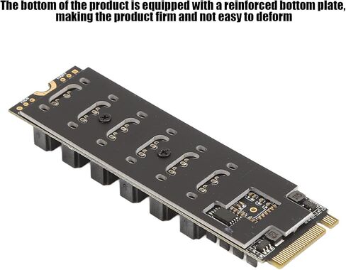 بطاقة توسيع M.2 إلى SATA3.0، مؤشر ذكي ASM1166 عالي السرعة وأداء مستقر بطاقة محول M.2 إلى SATA3.0 تبديد جيد للحرارة لسطح المكتب in Saudi Arabia