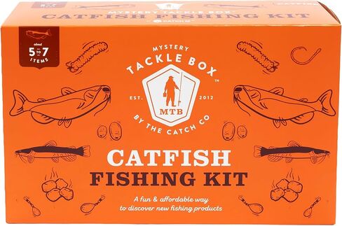 Mystery Tackle Box Catfish Fishing Kit - 5-7 Baits for Catfish - Includes Decal in Saudi Arabia