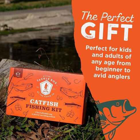 Mystery Tackle Box Catfish Fishing Kit - 5-7 Baits for Catfish - Includes Decal in Saudi Arabia