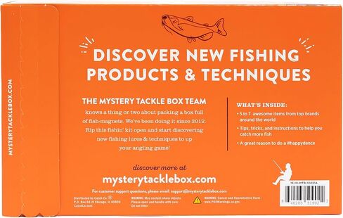 Mystery Tackle Box Catfish Fishing Kit - 5-7 Baits for Catfish - Includes Decal in Saudi Arabia