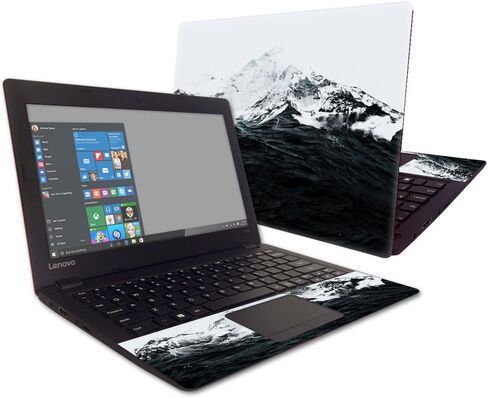 غلاف MightySkins متوافق مع Lenovo IdeaPad 100s 11.6" - موجات الجبال | غطاء ملتف من الفينيل واقٍ ومتين وفريد ​​من نوعه | سهل التطبيق والإزالة وتغيير الأنماط | صنع في الولايات المتحدة الأمريكية in Kuwait