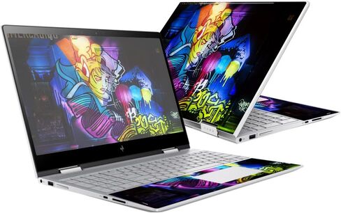 MightySkins Skin Compatible with HP Envy x360 15" (2017) - Midnight Mischief | Protective, Durable, and Unique Vinyl Decal wrap Cover | Easy to Apply, Remove, and Change Styles | Made in The USA in Saudi Arabia