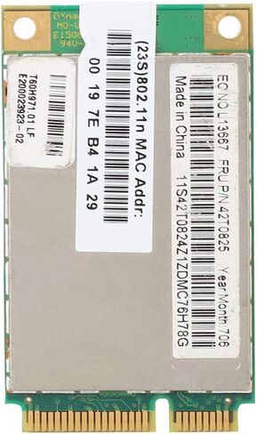 Mini PCI Express Wireless LAN Card, 300Mbps Dual Band Network Card with 802.11a b g n Support, forLenovoIBM ThinkPad T60 T61 X60 X61 R60 R61 Z60 Z61 Systems in Saudi Arabia