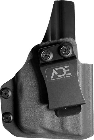 حافظة IWB للبصريات المتقدمة من Ade لـ S&W M&P Shield 9mm/.40 - حمل مخفي لليد اليمنى - قطع بصري للنقطة الحمراء - مساحة Streamlight TLR6 - تناسب Shield RMS، Romeo Zero، Vortex Venom / Viper in Kuwait