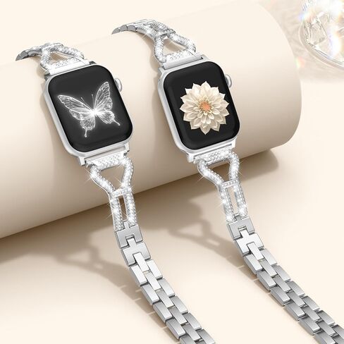 Wepro Thin Bling Metal Gold Band: for Apple Watch Bands for Women 40mm 44mm 42mm 46mm 41mm 45mm 38mm 49mm - Slim Fancy Dressy Strap for iWatch SE Series 11 10 9 8 7 6 5 4 3 2 1 Ultra Luxury Bracelet in Saudi Arabia