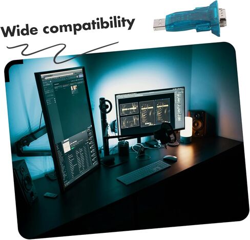 كابل محول USB إلى تسلسلي، محول دبوس متين لنقل البيانات بسرعة عالية متوافق مع أجهزة الكمبيوتر والطابعات وأجهزة التوجيه والاتصال الأكثر تنوعًا in Saudi Arabia