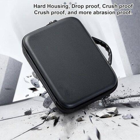 Yunseity Carrying Case for Action 6, Water Proof and Shock Proof Hard Shell Travel Case for Action 6, Portable Shoulder Bag for Cameras and Accessories in Saudi Arabia