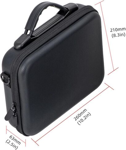 Yunseity Carrying Case for Action 6, Water Proof and Shock Proof Hard Shell Travel Case for Action 6, Portable Shoulder Bag for Cameras and Accessories in Saudi Arabia