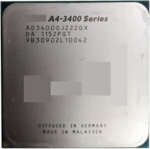 A-Series A4 3400 A4-3400 2.7GHz 65W Dual-Core CPU Processor AD3400OJZ22HX Socket FM1 in Saudi Arabia