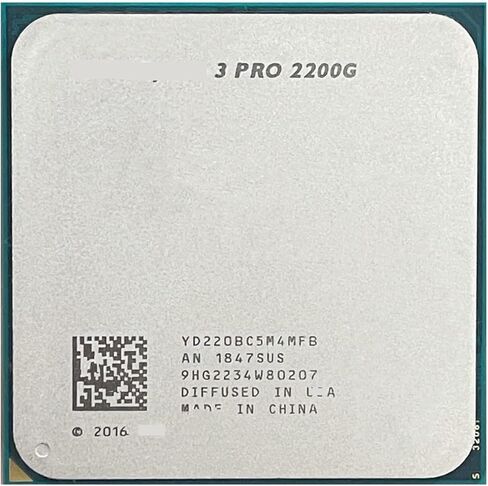 معالج وحدة المعالجة المركزية PRO 2200G R3 3.5 جيجا هرتز رباعي النواة 65 وات YD220BC5M4MFB مقبس AM4 in Saudi Arabia