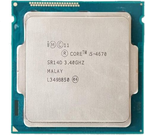 c I5 4670 3.4 جيجا هرتز 6 ميجابايت مقبس LGA 1150 معالج وحدة المعالجة المركزية رباعي النواة SR14D I5-4670 in Saudi Arabia