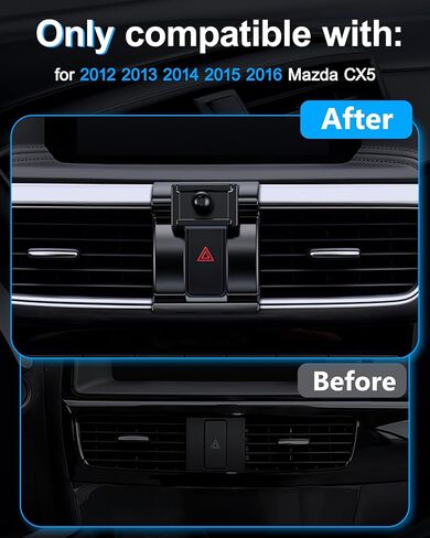 حامل هاتف ELOHEI لمازدا CX5 مع قاعدة مخصصة، حامل هاتف سيارة مناسب لمازدا CX5 2012 2013 2014 2015 2016 ملحقات السيارة in Kuwait